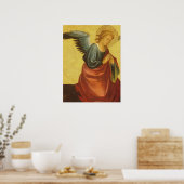 Renaissance Angel van de kapitein van het Bambino Poster (Keuken)