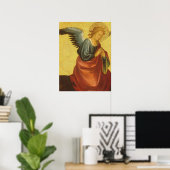 Renaissance Angel van de kapitein van het Bambino Poster (Thuiskantoor)