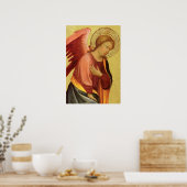 Renaissance Angel van de kapitein van het Bambino  Poster (Keuken)