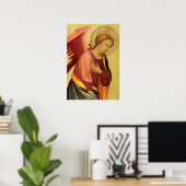 Renaissance Angel van de kapitein van het Bambino  Poster (Thuiskantoor)