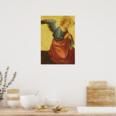 Renaissance Angel van de kapitein van het Bambino  Poster (Keuken)