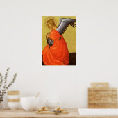 Renaissance Angel van de kapitein van het Bambino  Poster (Keuken)