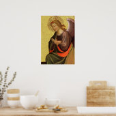 Renaissance Angel van de kapitein van het Bambino Poster (Keuken)