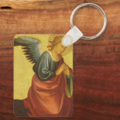 Renaissance Angel van de kapitein van het Bambino  Sleutelhanger (Achterkant)