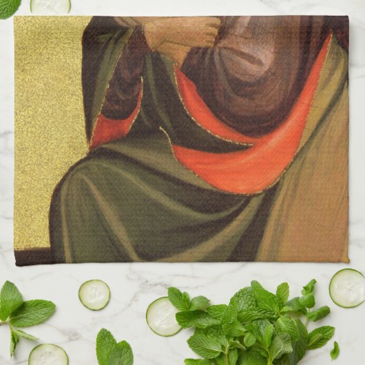 Renaissance Angel van de kapitein van het Bambino  Theedoek (Gevouwen)