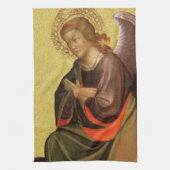 Renaissance Angel van de kapitein van het Bambino  Theedoek (Verticaal)