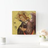 Renaissance Angel van de kapitein van het Bambino  Vierkante Klok (Huis)