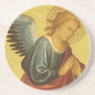 Renaissance Angel van de kapitein van het Bambino  Zandsteen Onderzetter