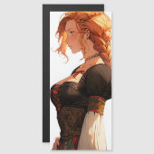 renaissance-anime vrouw (Voorkant / Achterkant)