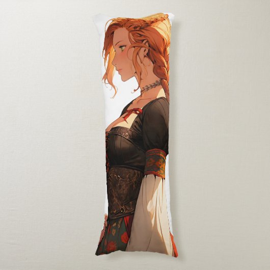 renaissance-anime vrouw lichaamskussen (Voorkant Verticaal)