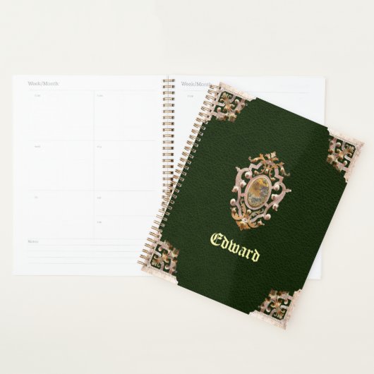 Renaissance Antiek stijl (groen) Planner (Display)