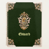 Renaissance Antiek stijl (groen) Planner (Voorkant)