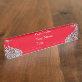 RENAISSANCE ARCHITECT, Architectuur, rood wit Naambordje (Zijkant)