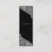 RENAISSANCE ARCHITECT, architectuur, zwart-wit Mini Visitekaartje (Achterkant)