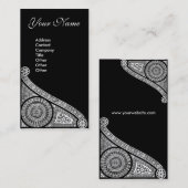 RENAISSANCE ARCHITECT, architectuur, zwart-wit Visitekaartje (Voorkant / Achterkant)