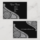 RENAISSANCE ARCHITECT, architectuur, zwart-wit Visitekaartje (Voorkant / Achterkant)