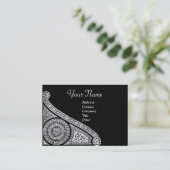 RENAISSANCE ARCHITECT, architectuur, zwart-wit Visitekaartje (Staand voorkant)