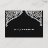 RENAISSANCE ARCHITECT, architectuur, zwart-wit Visitekaartje (Achterkant)