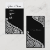 RENAISSANCE ARCHITECT, architectuur, zwart-wit Visitekaartje (Voorkant / Achterkant)