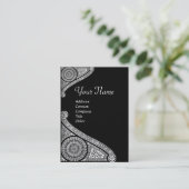 RENAISSANCE ARCHITECT, architectuur, zwart-wit Visitekaartje (Staand voorkant)