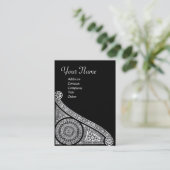 RENAISSANCE ARCHITECT, architectuur, zwart-wit Visitekaartje (Staand voorkant)