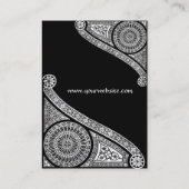 RENAISSANCE ARCHITECT, architectuur, zwart-wit Visitekaartje (Achterkant)