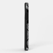 RENAISSANCE ARCHITECT Black White Monogram Case-Mate iPhone Case (Achterkant/rechts)