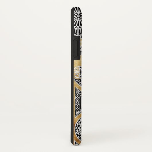 RENAISSANCE ARCHITECT BROWN PARCHEMENT Case-Mate iPhone CASE (Achterkant/rechts)