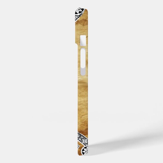 RENAISSANCE ARCHITECT BROWN PARCHEMENT Case-Mate iPhone CASE (Achterkant / Links)