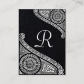 RENAISSANCE ARCHITECT MONOGRAM White paper Visitekaartje (Achterkant)