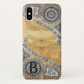 RENAISSANCE ARCHITECT Parchment Monogram Case-Mate iPhone Case (Achterkant)