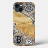 RENAISSANCE ARCHITECT Parchment Monogram Case-Mate iPhone Case (Achterkant)