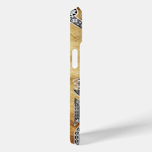 RENAISSANCE ARCHITECT Parchment Monogram Case-Mate iPhone Case (Achterkant / Rechts)