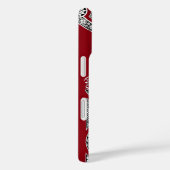 RENAISSANCE ARCHITECT Rode Bourgogne Monogram Case-Mate iPhone Case (Achterkant / Rechts)