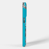 RENAISSANCE ARCHITECT Scruba Blue Monogram Case-Mate iPhone Case (Achterkant / Rechts)