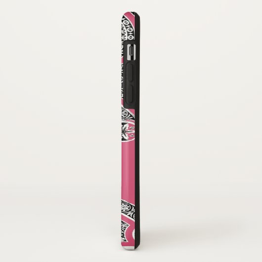 RENAISSANCE ARCHITECT Strawberry Ice Pink Monogram Case-Mate iPhone Case (Achterkant/links)