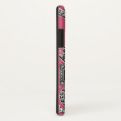 RENAISSANCE ARCHITECT Strawberry Ice Pink Monogram Case-Mate iPhone Case (Achterkant/rechts)