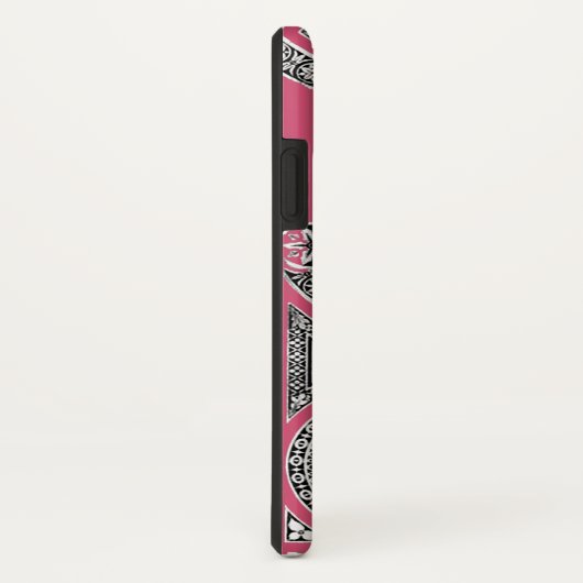 RENAISSANCE ARCHITECT Strawberry Ice Pink Monogram Case-Mate iPhone Case (Achterkant/rechts)