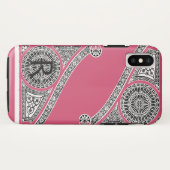 RENAISSANCE ARCHITECT Strawberry Ice Pink Monogram Case-Mate iPhone Case (Achterkant (horizontaal))