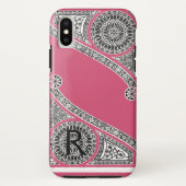 RENAISSANCE ARCHITECT Strawberry Ice Pink Monogram Case-Mate iPhone Case (Achterkant)