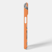 RENAISSANCE ARCHITECT Tangerine Oranje monogram Case-Mate iPhone Case (Achterkant / Rechts)