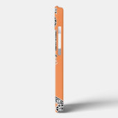 RENAISSANCE ARCHITECT Tangerine Oranje monogram Case-Mate iPhone Case (Achterkant / Links)