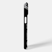 RENAISSANCE ARCHITECT Zwart-Wit Monogram Case-Mate iPhone Case (Achterkant / Rechts)