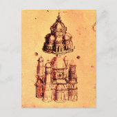 RENAISSANCE ARCHITECTURAAL PROJECT, perkament Briefkaart (Voorkant)