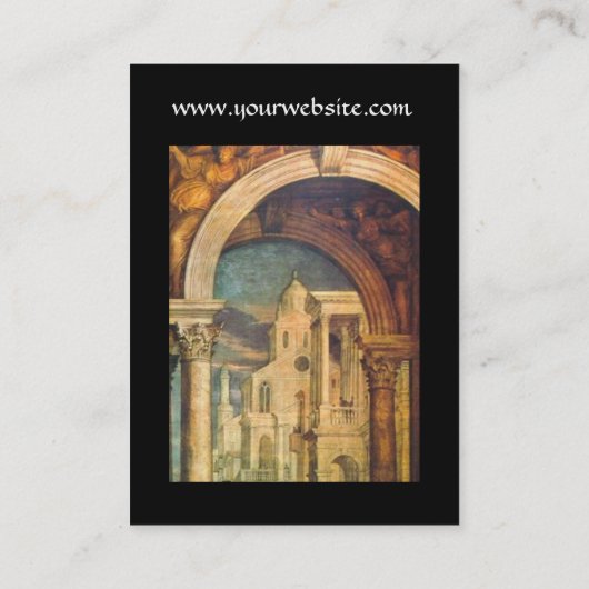 RENAISSANCE ARCHITECTURE Architect Black Visitekaartje (Achterkant)