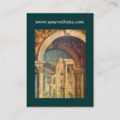 RENAISSANCE ARCHITECTURE Architect Green Yellow Visitekaartje (Achterkant)