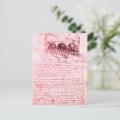 RENAISSANCE ARCHITECTURE, Roze Briefkaart (Staand voorkant)