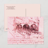 RENAISSANCE ARCHITECTURE, Roze Briefkaart (Voorkant / Achterkant)