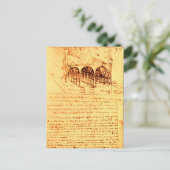 RENAISSANCE ARCHITECTUUR, Antiek perkament Briefkaart (Staand voorkant)