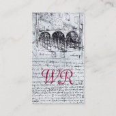 RENAISSANCE ARCHITECTUUR, ARCHITECT, ENGINEER, Gol Visitekaartje (Achterkant)